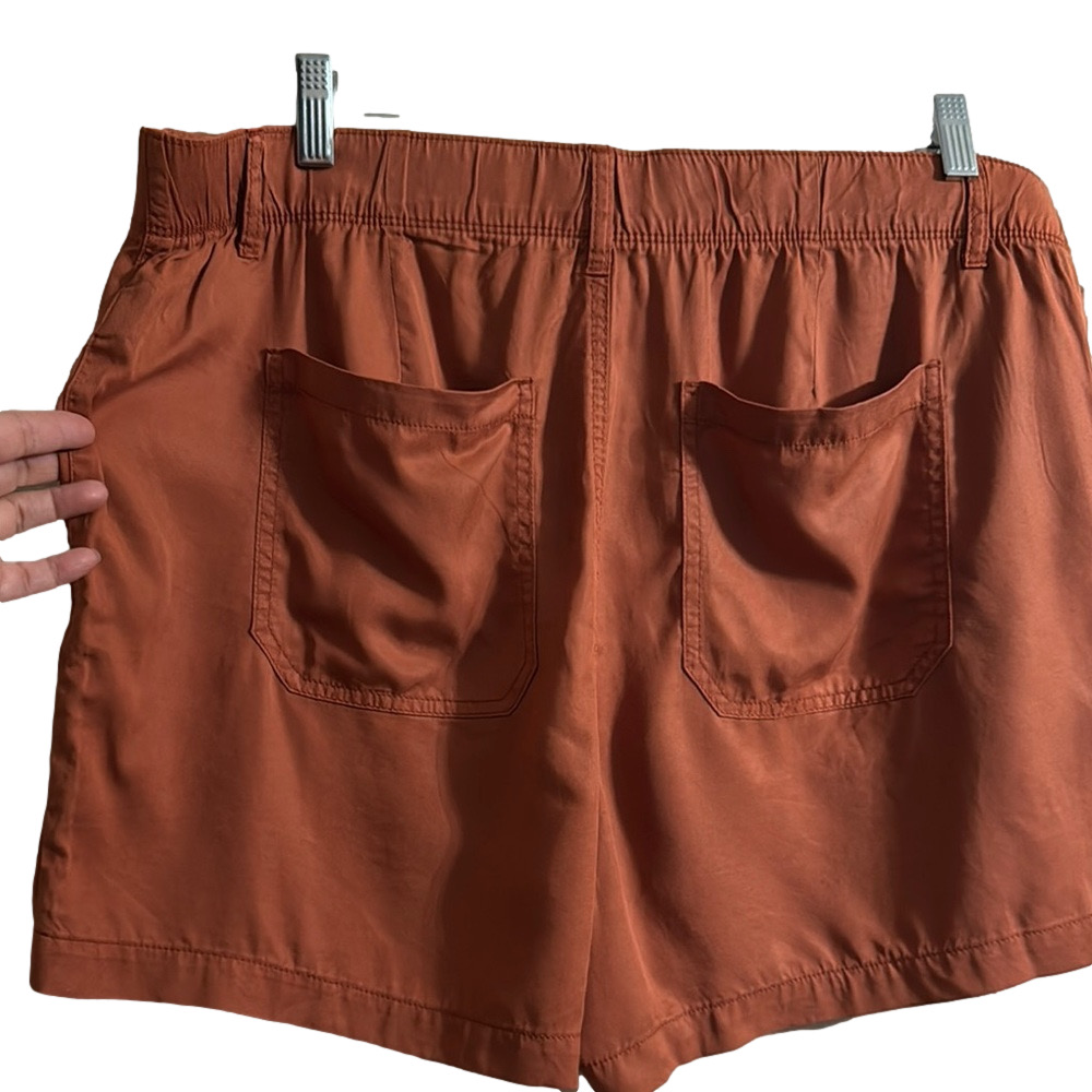 Rust Orange Casual Shorts - Picture 6 of 8